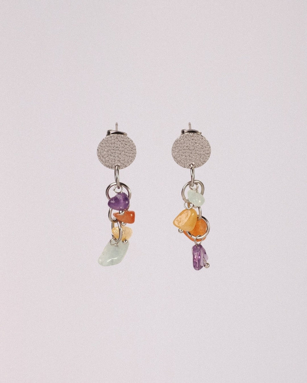 Pendientes Meteorito Acero Inoxidable - Positive Jewels