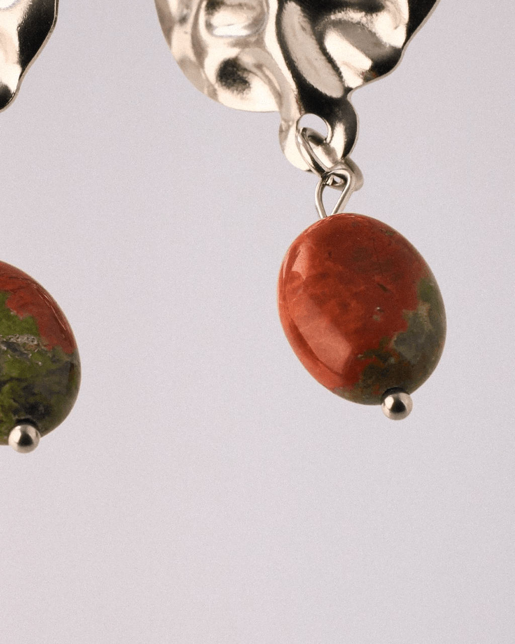 Pendientes Tierra Acero Inoxidable Unakita - Positive Jewels