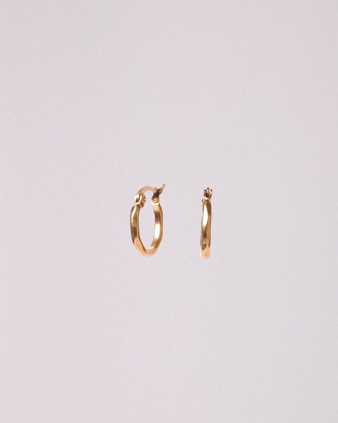 Pendientes Aretex Acero Inoxidable Dorado - Positive Jewels