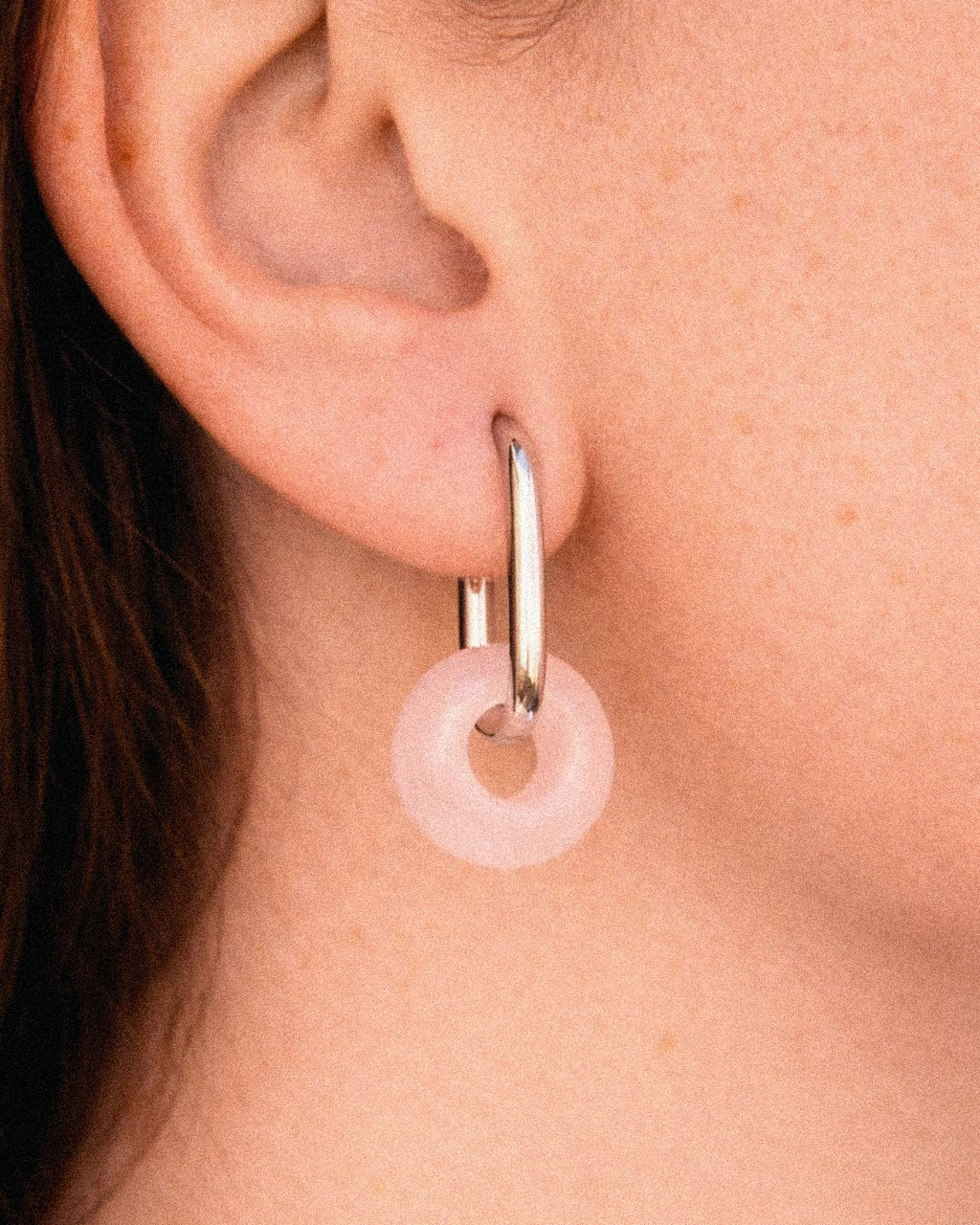 pendientes piedras naturales