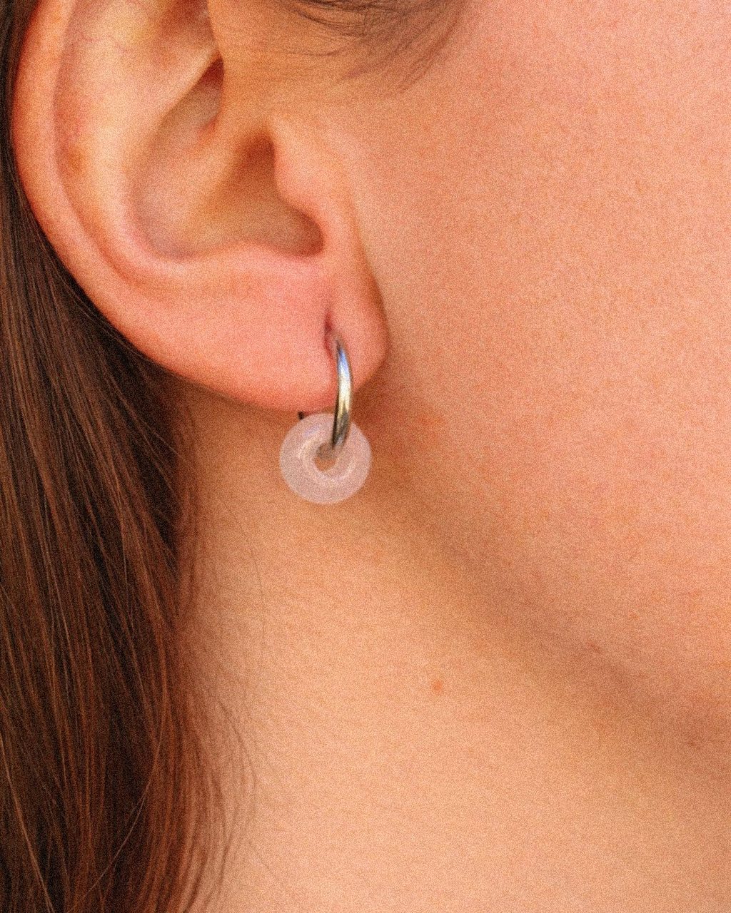 pendientes piedras naturales