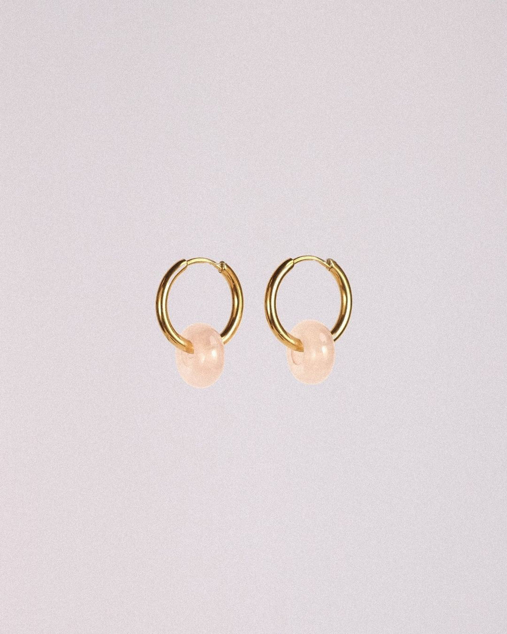 pendientes cuarzo rosa