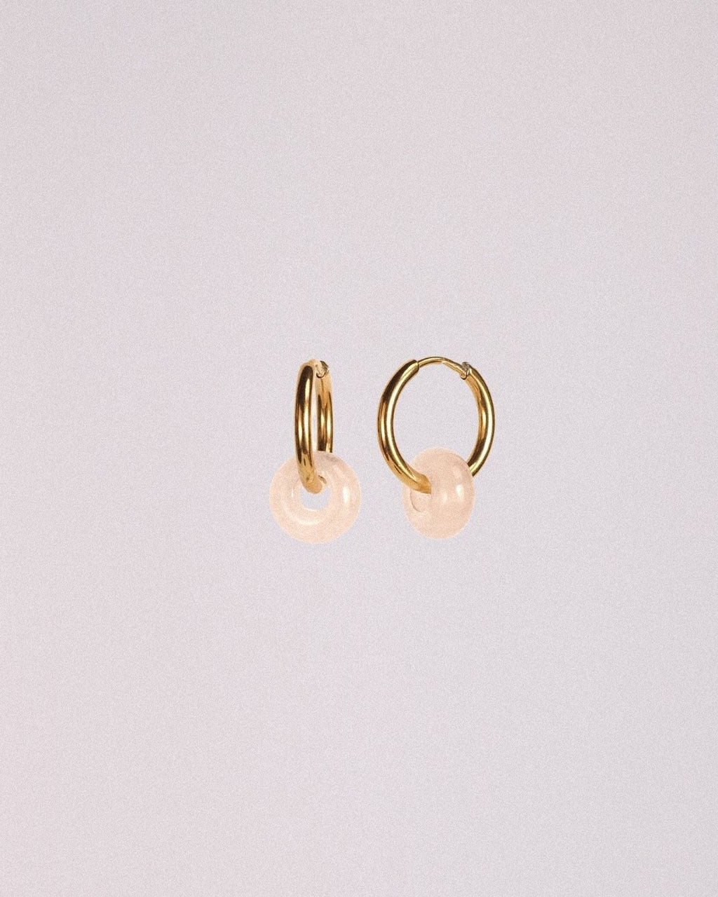 pendientes cuarzo rosa