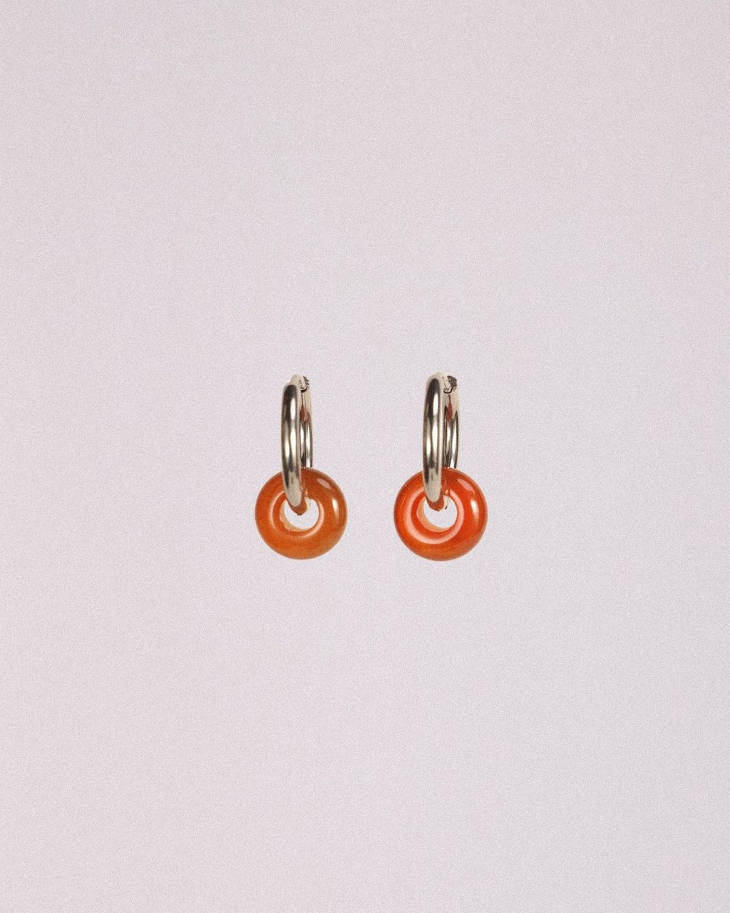 Pendientes Órbita Acero Inoxidable Carnelia