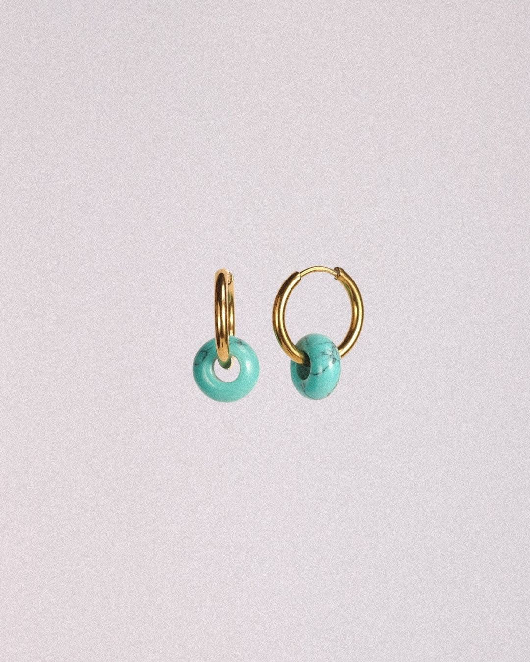 pendientes turquesa
