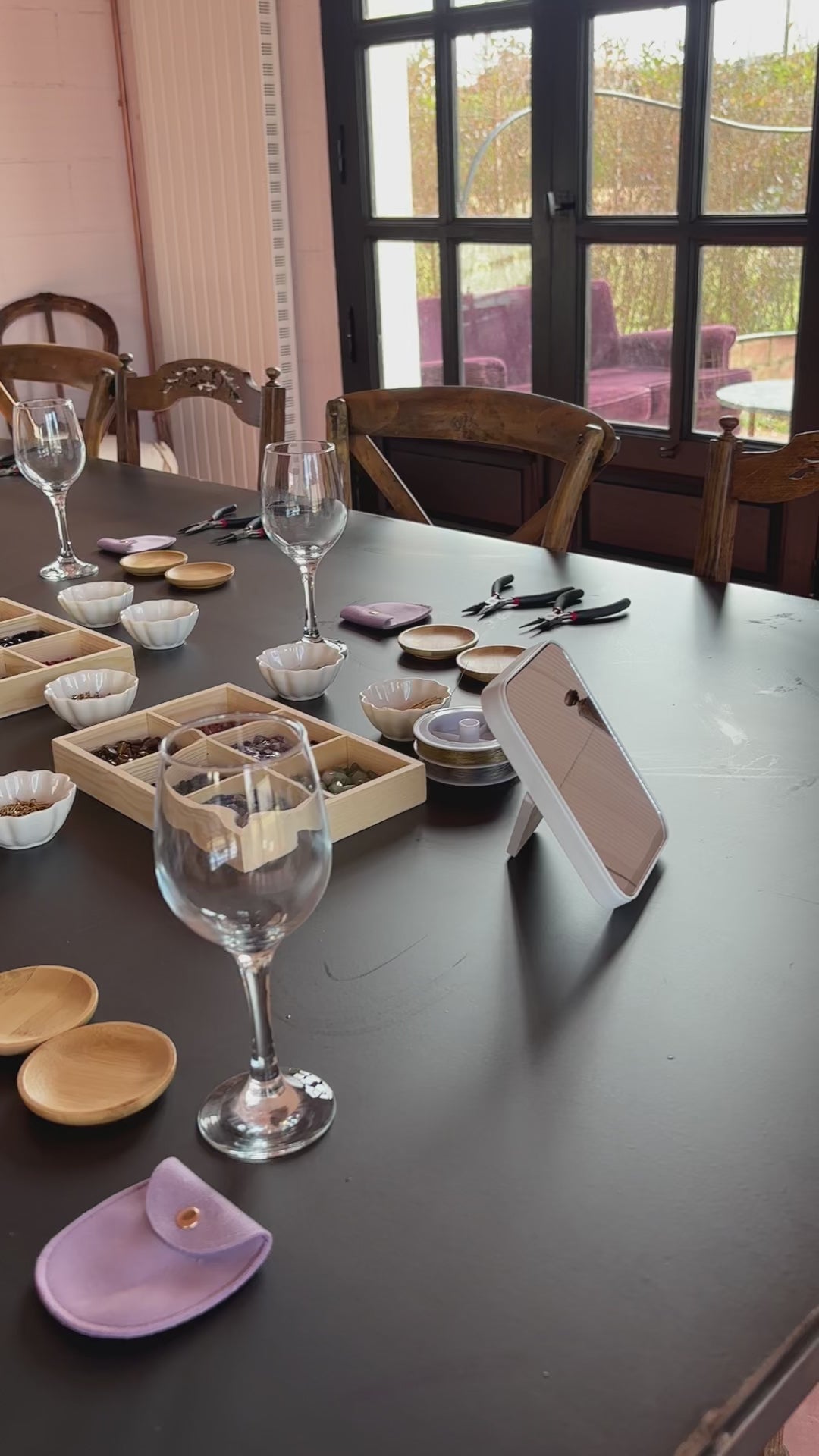 taller joyas y vino