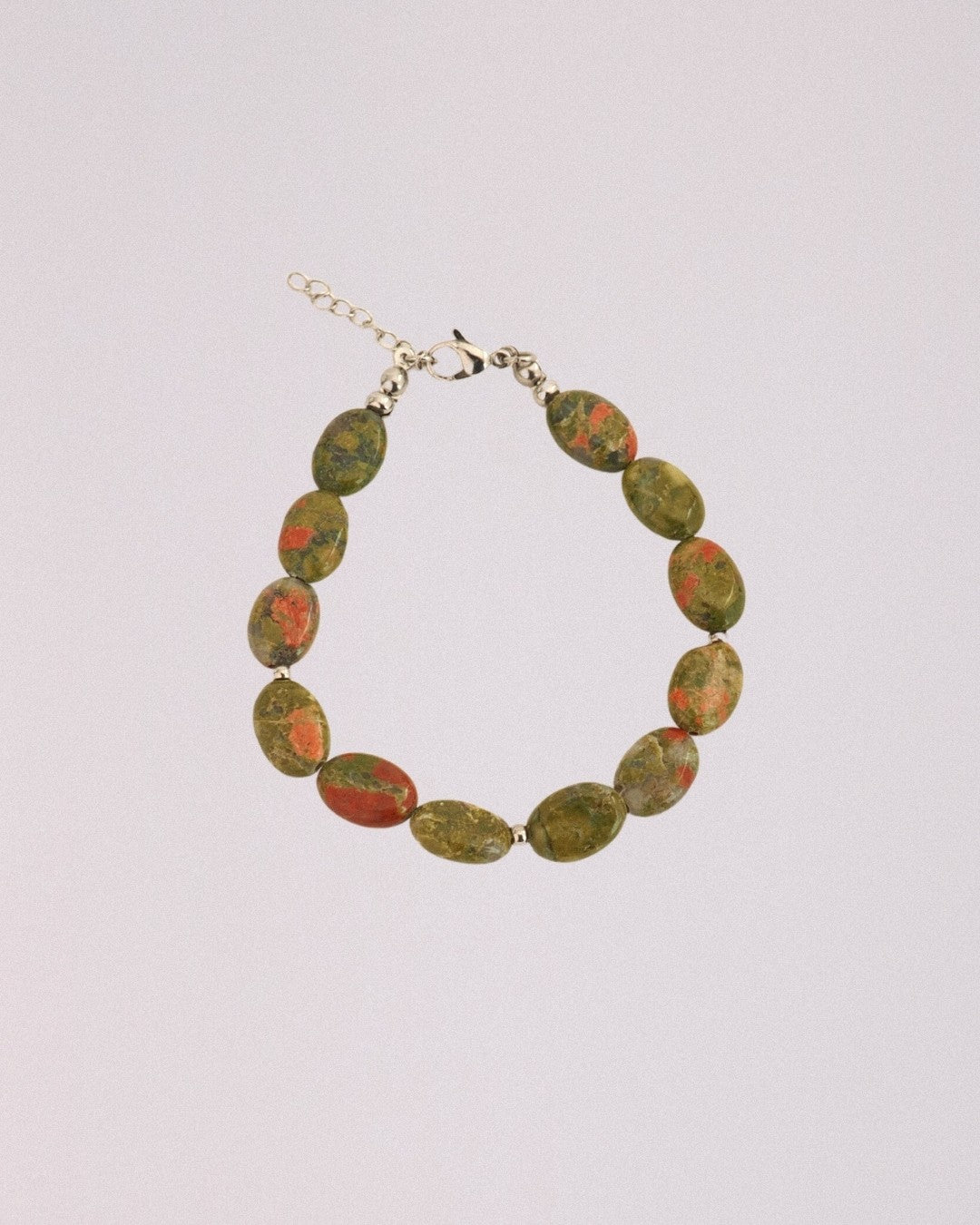 Pulsera Tierra Acero Inoxidable Unakita - Positive Jewels