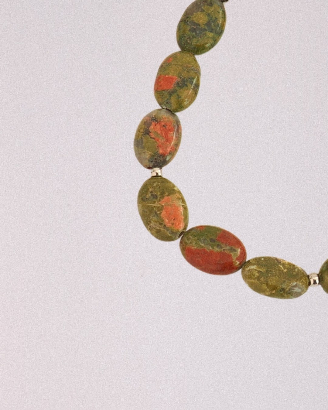 Pulsera Tierra Acero Inoxidable Unakita - Positive Jewels