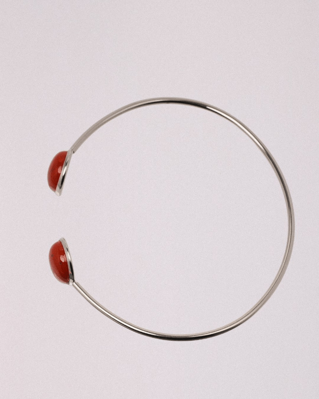 Pulsera Marte Acero Inoxidable Jaspe Rojo - Positive Jewels