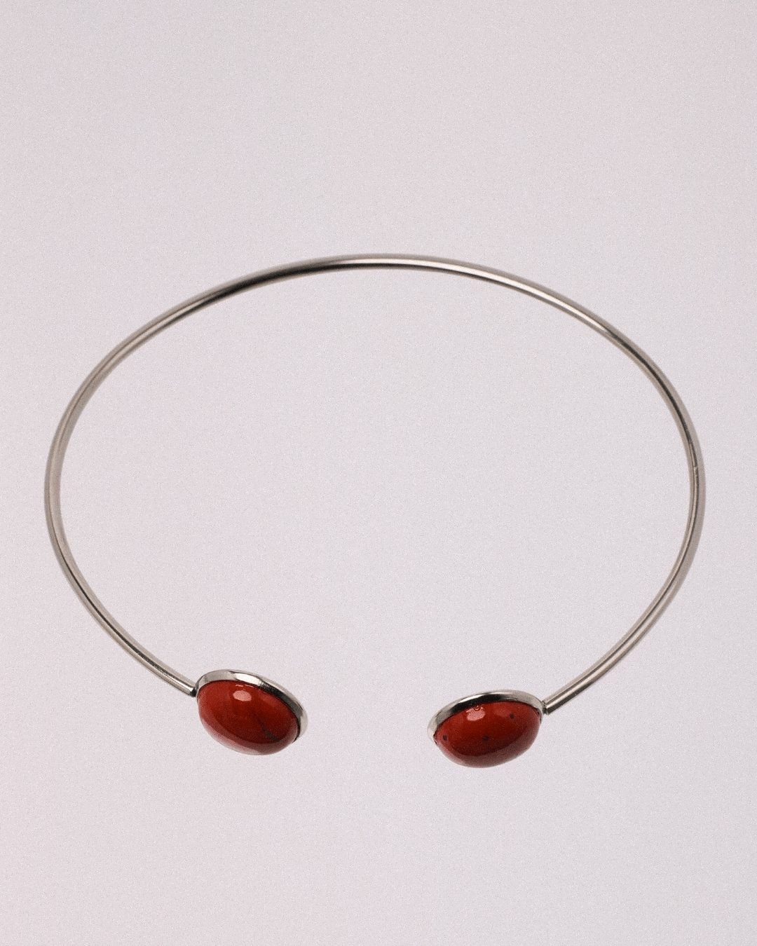 Pulsera Marte Acero Inoxidable Jaspe Rojo - Positive Jewels