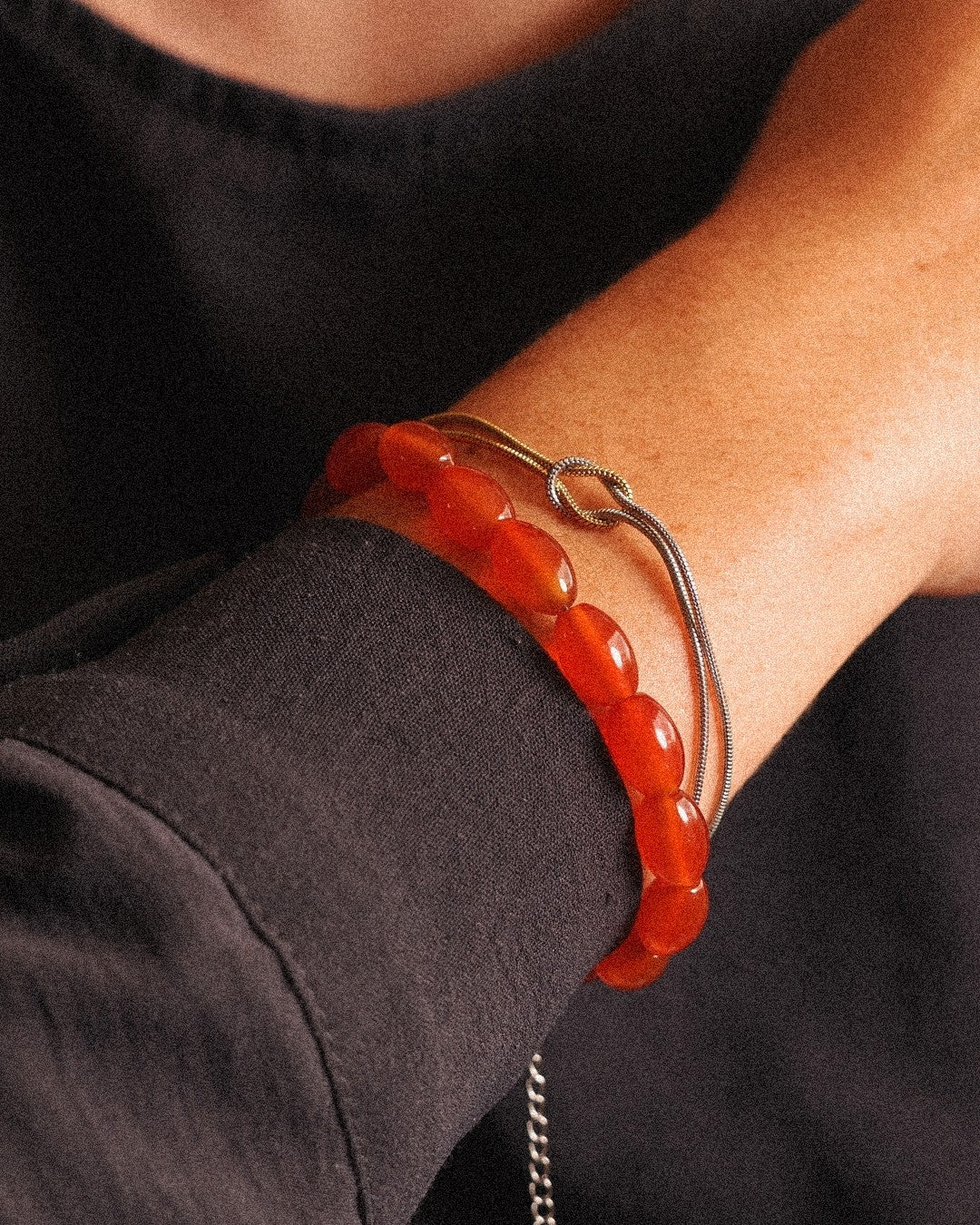 Pulsera Nudo Acero Inoxidable Bicolor - Positive Jewels